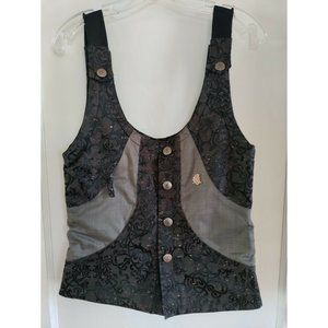 Cappel Capp3l Vest Snowboard Water Resistant Pocket Zips to Pants SZ S 32" Chest